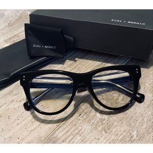 Zigi + Marais Art Edit Frida Black Blue Light Eye Glasses